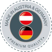Made in Austria e Germania — qualità premium
